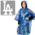 Los Angeles Dodgers Blue Rain Poncho with Large Team Logo by Wincraft One Size Fits Most 