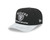 Las Vegas Raiders Black and White Two Toned 9Fifty NFL Draft Snapback Hat by New Era 