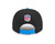 Los Angeles Chargers Black and Blue Two Toned 9Fifty NFL Draft Snapback Hat by New Era 