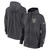  Las Vegas Raiders Mens Anthracite Nike Full Zip Club Hooded Fleece with Left Chest Logo