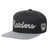Las Vegas Raiders Mitchell & Ness 2 Tone Black and Grey Script Snap Back Hat - Youth
