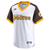 San Diego Padres Nike Cooperstown 1978 White Brown and Gold Replica Team Jersey - Men