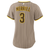 San Diego Padres Jackson Merrill #3 Nike Alternate Replica Jersey Tan - Women