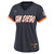 San Diego Padres Womens V Neck City Connect Ultra Stitch Jersey Dark Obsidian