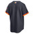 San Diego Padres Mens V Neck City Connect Ultra Stitch Jersey Dark Obsidian