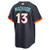 San Diego Padres Manny Machado # 13 Mens V Neck City Connect Ultra Stitch Jersey Dark Obsidian