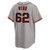 San Francisco Giants Logan Webb # 62 Road Jersey Grey