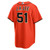 San Francisco Giants Jung Hoo Lee # 51 Alternate Jersey Orange