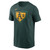 Oakland Athletics Mens Spring Address Tee Green Nike