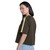 San Diego Padres Womens Cropped Tee Brown GIII