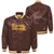 San Diego Padres Youth Button Up Satin Jacket Brown Mitchell And Ness