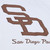San Diego Padres Mens Two Sided Shirt With Friar Logo Arctic White Mitchell And Ness