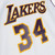 Los Angeles Lakers Shaquille O'Neal #34 2002 White Jersey Mitchell And Ness