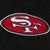 San Francisco 49ers Mens Snap Front 2 Sided Jacket Black Mitchell And Ness