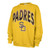 San Diego Padres Womens Crew Pullover Sweatshirt Gold Brand 47