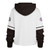 San Diego Padres Womens Hooded Pullover Crop Top White And Navy Brand 47