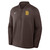 San Diego Padres Mens 1/4 Zip Sweatshirt Brown Nike
