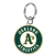 Oakland Athletics Large Logo Metal Key Chain By Wincraft