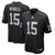 Las Vegas Raiders Fernando Mendoza # 15 Men's Game Replica Jersey Home Black Nike