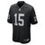 Las Vegas Raiders Fernando Mendoza # 15 Men's Game Replica Jersey Home Black Nike