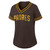 San Diego Padres Women's Jersey Tee Brown Nike