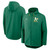 Oakland Athletics Men's Full Zip Hooded Jacket Green Nike