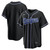 Los Angeles Dodgers Men's Fashion Replica Jersey Carbon Black Nike