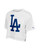 Los Angeles Dodgers Women's Mesh Crop Tee Primary Logo White New Era