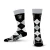 Las Vegas Raiders Men's Argyle Diamond Pattern Socks By For Bare Feet