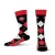 San Francisco 49ers Men's Argyle Diamond Pattern Socks By For Bare Feet