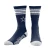 Dallas Cowboys Men's Four Stripe Crew Sock By For Bare Feet