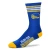 Golden State Warriors Men's Four Stripe Crew Sock By For Bare Feet