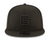 San Francisco Giants Black on Black New Era Basic 9Fifty Snapback