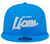 Detroit Lions Script New Era 9FIFTY Light Blue Snapback Hat