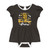 San Diego Padres Newborn Infant Creeper 3 Piece Set Brown Outerstuff