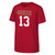 San Francisco 49ers Brock Purdy # 13 Youth Name And Number 2 Sided Tee Shirt Red Fanatics