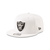Las Vegas Raiders 9Fifty Basic Logo White Snapback Hat New Era