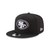 San Francisco 49ers 9Fifty Basic Black With White Logo Snapback Hat New Era