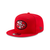 San Francisco 49ers 9Fifty Basic Logo Throw Back Red Snapback Hat New Era