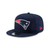 New England Patriots 9Fifty Basic Logo Team Color Blue Snapback Hat New Era