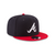 Atlanta Braves Basic Logo League Snapback Hat Blue And Red New Era