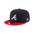 Atlanta Braves Basic Logo League Snapback Hat Blue And Red New Era