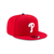Philadelphia Phillies Basic Logo League Snapback Hat Red New Era
