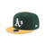 Oakland Athletics Basic Logo League Snapback Hat Green And Gold New Era