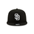 San Diego Padres Basic Black With White Logo Snapback Hat New Era