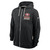 San Francisco 49ers Men's Full Zip Hood Sweatshirt Two Sided Black Nike
