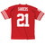 San Francisco 49ers Deion Sanders # 21 Legacy Jersey 1994 Red Home Mitchell And Ness