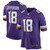 Minnesota Vikings Justin Jefferson # 18 Home Replica Jersey Purple Nike