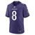 Baltimore Ravens Lamar Jackson # 8 Replica Home Jersey Purple Nike