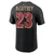 San Francisco 49ers Christian McCaffrey # 23 Rivalry Tee Black Nike